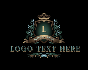 Luxury - Ornamental Crown Crest logo design