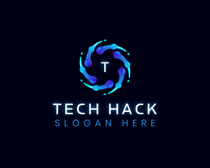 Digital Cyber Technology logo design