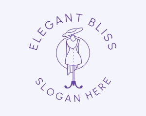 Violet - Stylish Tailor Mannequin logo design