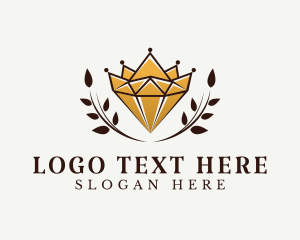 Luxurious - Luxury Crown Jewelry Diamond logo design