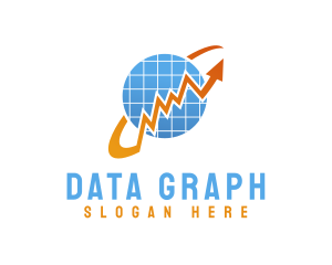 Statistics Chart Arrow logo design