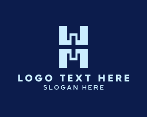 Technolgy - Business  Company Letter H logo design