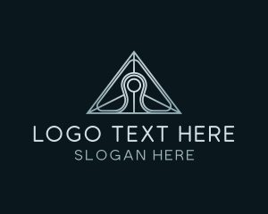 Pyramid - Pyramid Tech Developer logo design