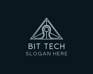 Pyramid Tech Developer logo design