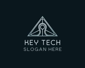 Pyramid Tech Developer logo design