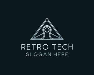 Pyramid Tech Developer logo design