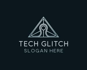 Pyramid Tech Developer logo design