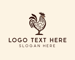 Chick - Rooster Chicken Fowl logo design