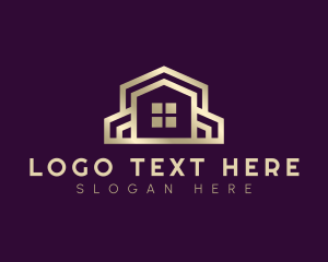Shelter - Builder House Architecture logo design