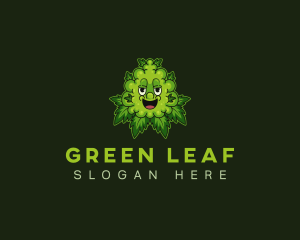 Weed Marijuana Leaves logo design