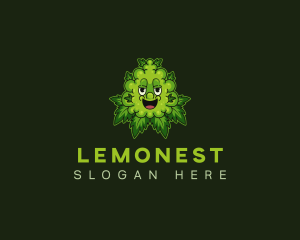 Vape - Weed Marijuana Leaves logo design