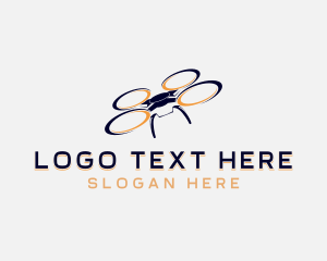 Drone - Drone Aerial Quadcopter logo design