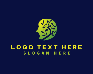 Thinking - Mind Plant Psychology logo design