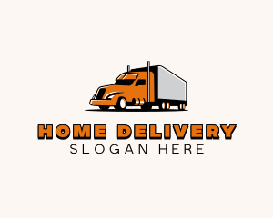 Cargo Trailer Truck logo design