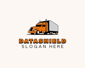 Truck - Cargo Trailer Truck logo design