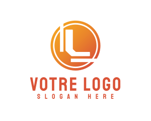 Letter L - Modern Tech Company logo design
