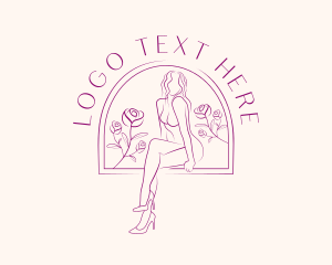 Model - Feminine Sexy Beauty logo design