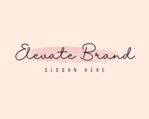 Brand - Feminine Brush Brand logo design