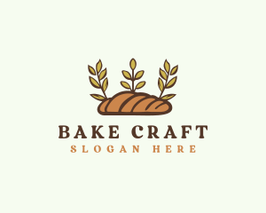 Deli Baguette Bread  logo design