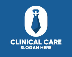 Medical Cross Necktie  logo design