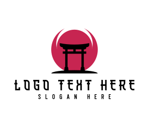 Religious - Asian Temple Shrine logo design