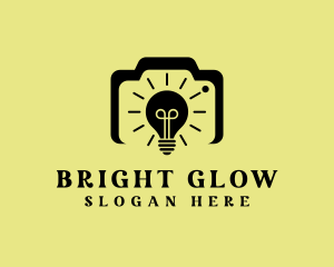 Lighting - Light Bulb Camera logo design