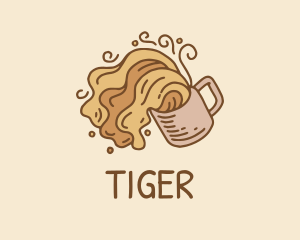 Latter - Coffee Mug Drink logo design