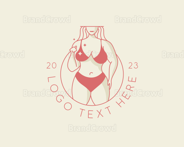 Sexy Woman Body Logo