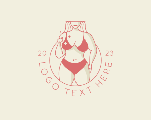 Plus Size - Sexy Woman Body logo design