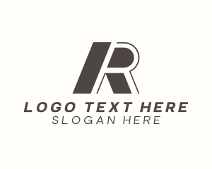 Letter R - Industrial Builder Contractor logo design