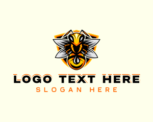 Wings - Bee Sting Hornet logo design