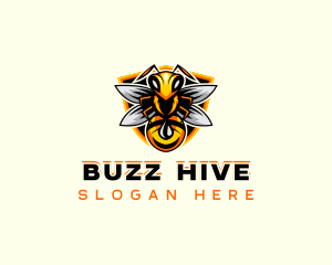 Bee Sting Hornet logo design