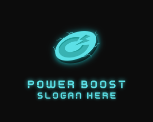 Power Switch Lightning logo design