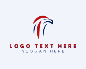 Eagle Animal Letter T Logo