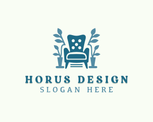 Interior Design Chair Upholstery logo design