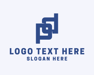 Letter Pd - Modern Finance Agency logo design