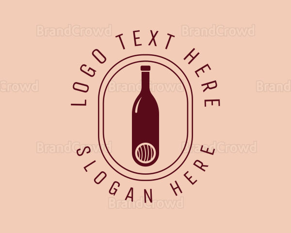 Sushi Wine Bottle Logo