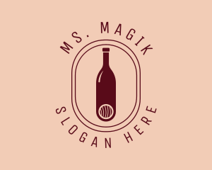 Beverage - Sushi Wine Bottle logo design