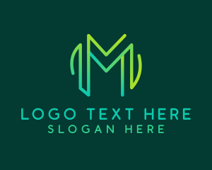 Cryptocurrency - Generic Firm Letter M logo design