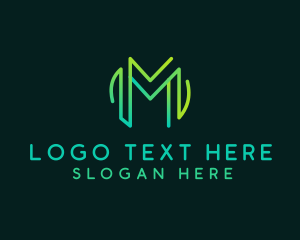 App - Generic Firm Letter M logo design