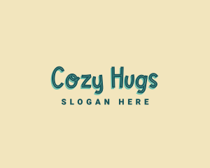 Cuddly - Playful Kid Wordmark logo design