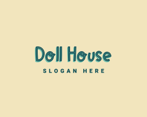 Doll - Playful Kid Wordmark logo design