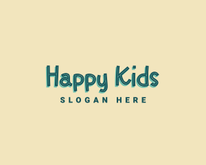 Playful Kid Wordmark logo design