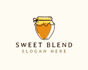 Syrup - Honey Jar Condiment logo design