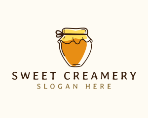 Honey Jar Condiment logo design