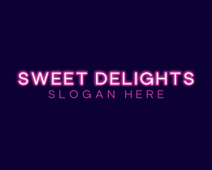 Pink Neon Business logo design