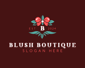 Ribbon Flower Boutique logo design