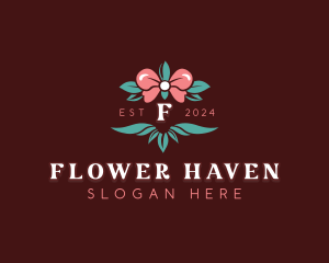 Ribbon Flower Boutique logo design