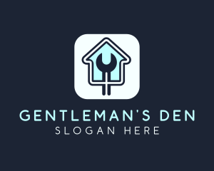 Home Maintenance Wrench App logo design