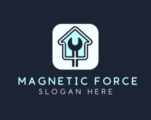 Home Maintenance Wrench App logo design